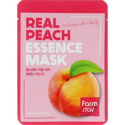 FARMSTAY Real Peach Essence Mask